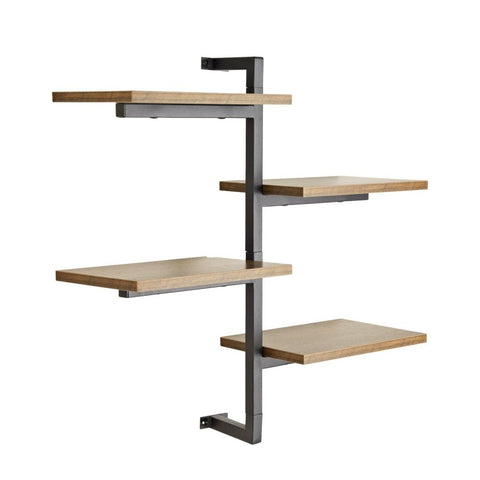 Tall Multi - Section wall Mounted Shelf - The Linen House