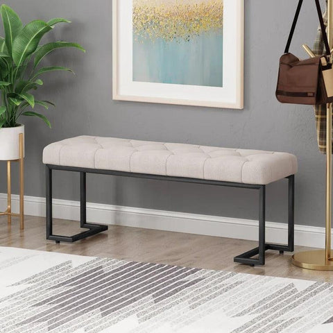 Timothy Upholstered Bench – Elegant and Comfortable Seating for Any Space - The Linen House