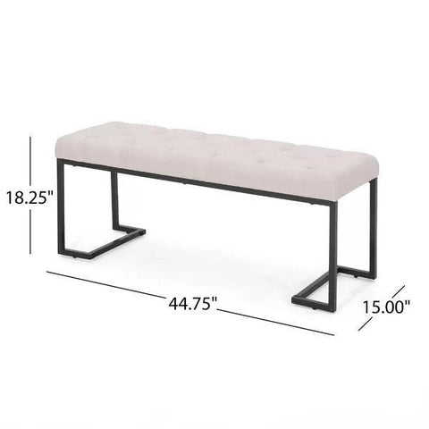 Timothy Upholstered Bench – Elegant and Comfortable Seating for Any Space - The Linen House