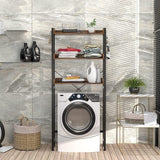 Toilet Storage Rack, 3 - Tier Bathroom Organizer Shelf Over Toilet, Freestanding Space Saver Toilet Stands - The Linen House