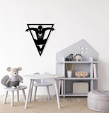Triangle Spiderman Metal Wall Art – Modern Superhero Decor - The Linen House