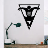 Triangle Spiderman Metal Wall Art – Modern Superhero Decor - The Linen House
