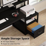 "Tribesigns Modern Desk Table - The Linen House