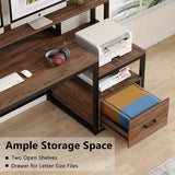 "Tribesigns Modern Desk Table - The Linen House