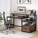 "Tribesigns Modern Desk Table - The Linen House