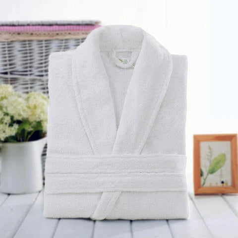 Waffle Weave Cotton Bath Robe - The Linen House