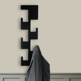 Wall Mounted Vertical Coat Storage Rack - The Linen House