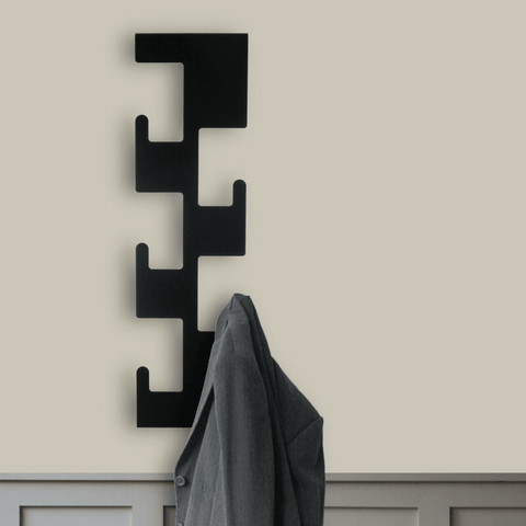 Wall Mounted Vertical Coat Storage Rack - The Linen House
