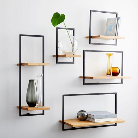 Wall Shelfmate Wood & Metal Wall Shelves Collection - The Linen House